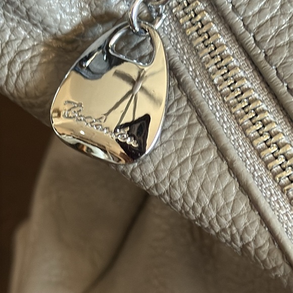 Bostanten Gray Leather Hobo Bag - Picture 2 of 10